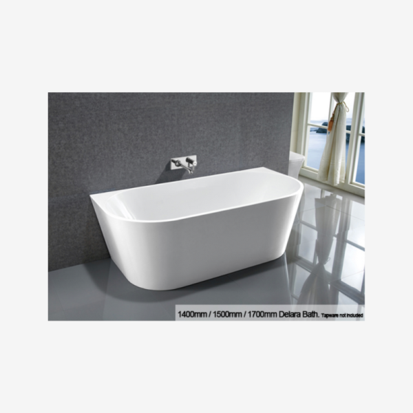 1400mm/1500mm/1700mm Delara Bath Tapware Not Included